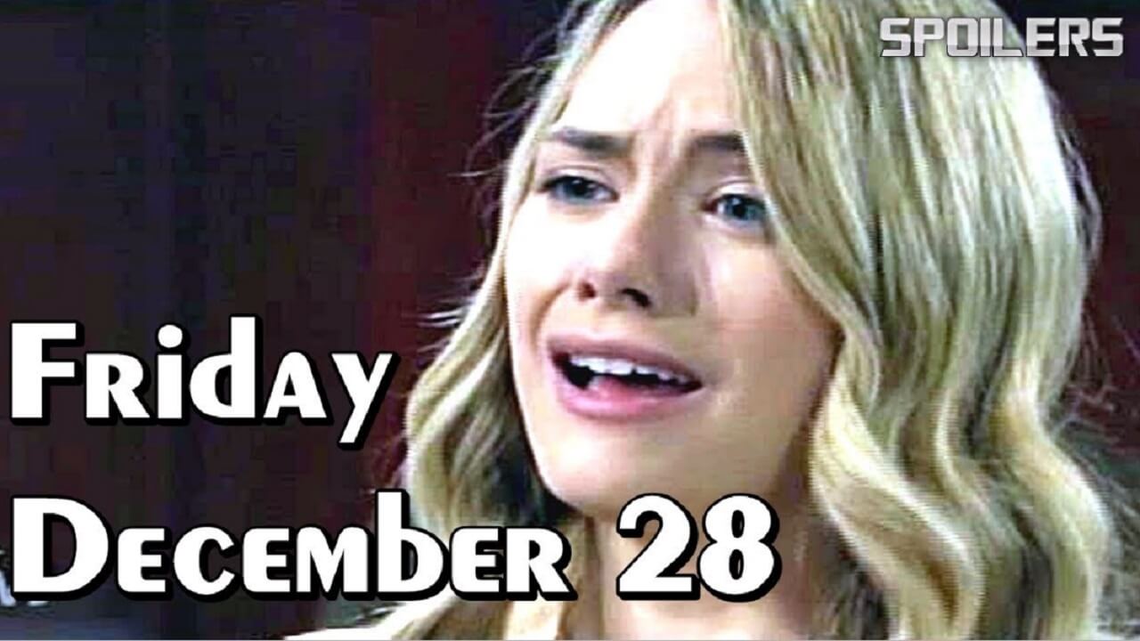 The Bold And The Beautiful Spoilers Friday December 28 Page 2 Of 2