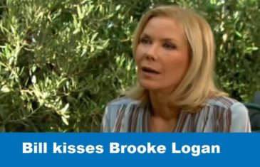 The Bold and The Beautiful Spoilers : Bill kisses Brooke Logan