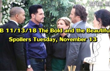 The Bold and the Beautiful Spoilers Tuesday November 13