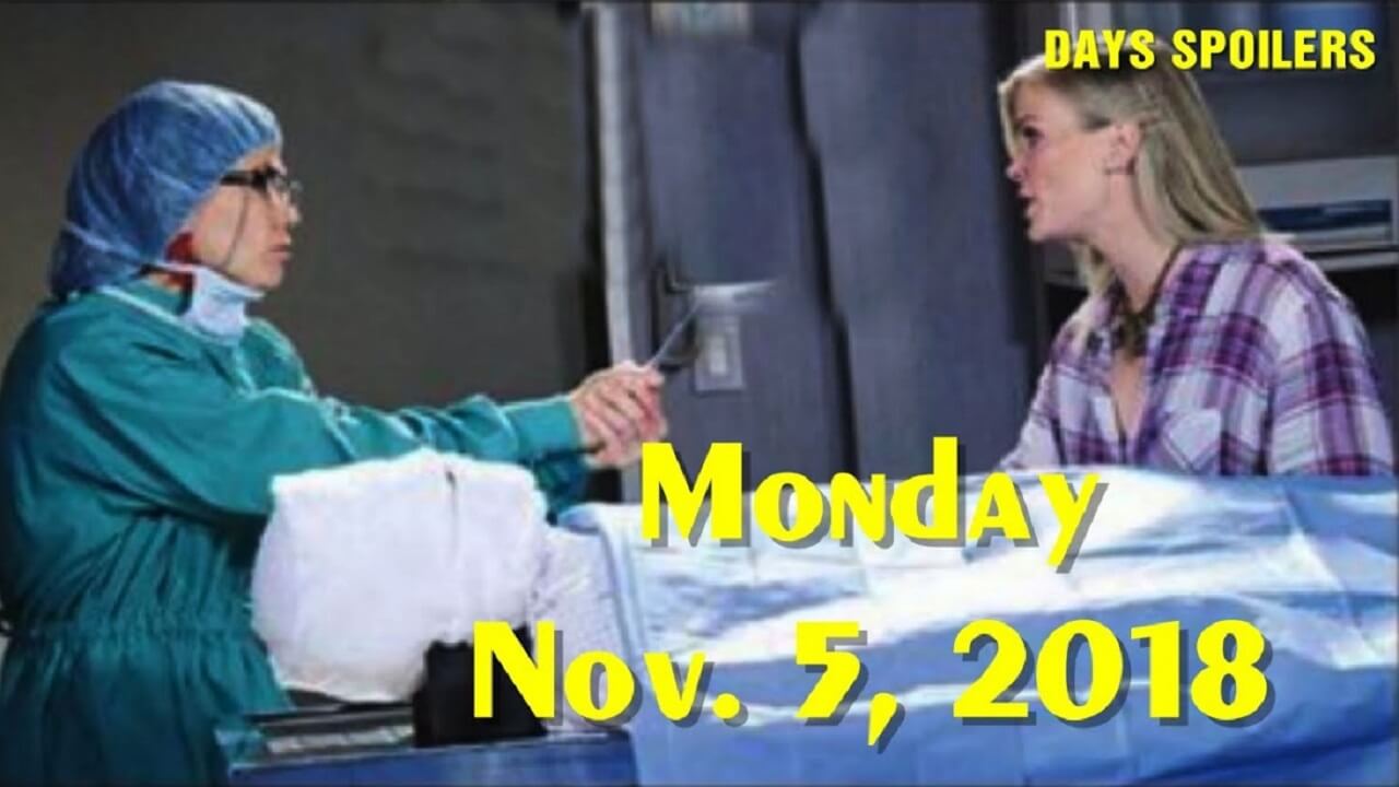 Days of Our Lives Spoilers Monday November 5
