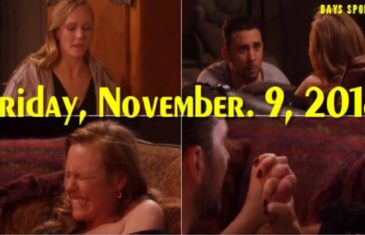 Days of Our Lives Spoilers Friday November 9
