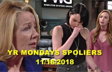 The Young and the Restless Spoilers Monday November 19