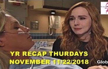 The Young And The Restless Recap Thursday November 22