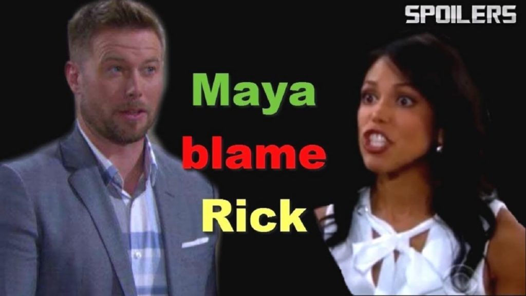 Bold and Beautiful Spoilers Rick and Maya's marriage can not be saved