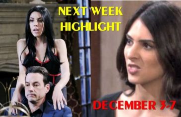 Days of Our Lives Spoilers December 3 – 7