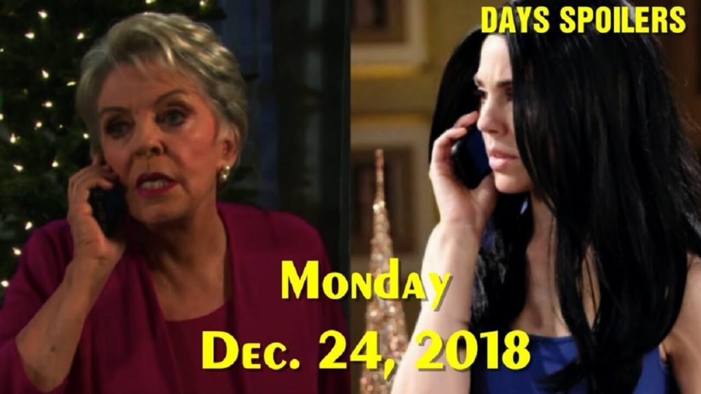 Days of Our Lives Spoilers for Monday December 24 2018