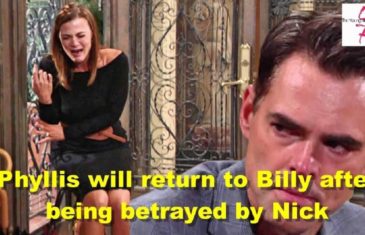 The Young And The restless Spoilers Phyllis will return to Billy after being betrayed by Nick