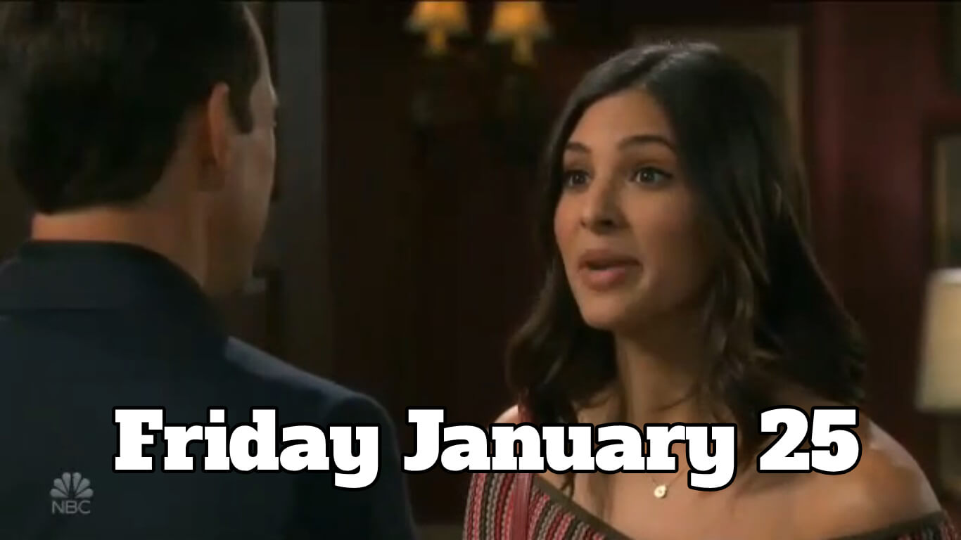 Days of Our Lives Spoilers Friday January 25
