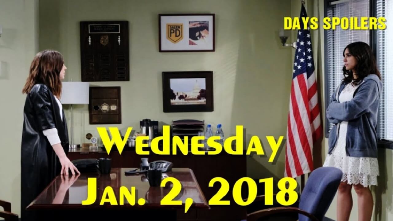 Days of Our Lives Spoilers Wednesday Jan. 2