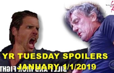 The Young and the Restless Spoilers Tuesday January 1