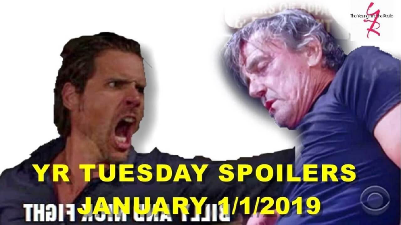 The Young and the Restless Spoilers Tuesday January 1
