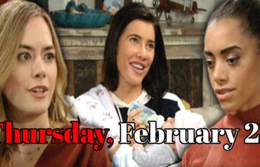 The Bold and the Beautiful Spoilers Thursday, February 21