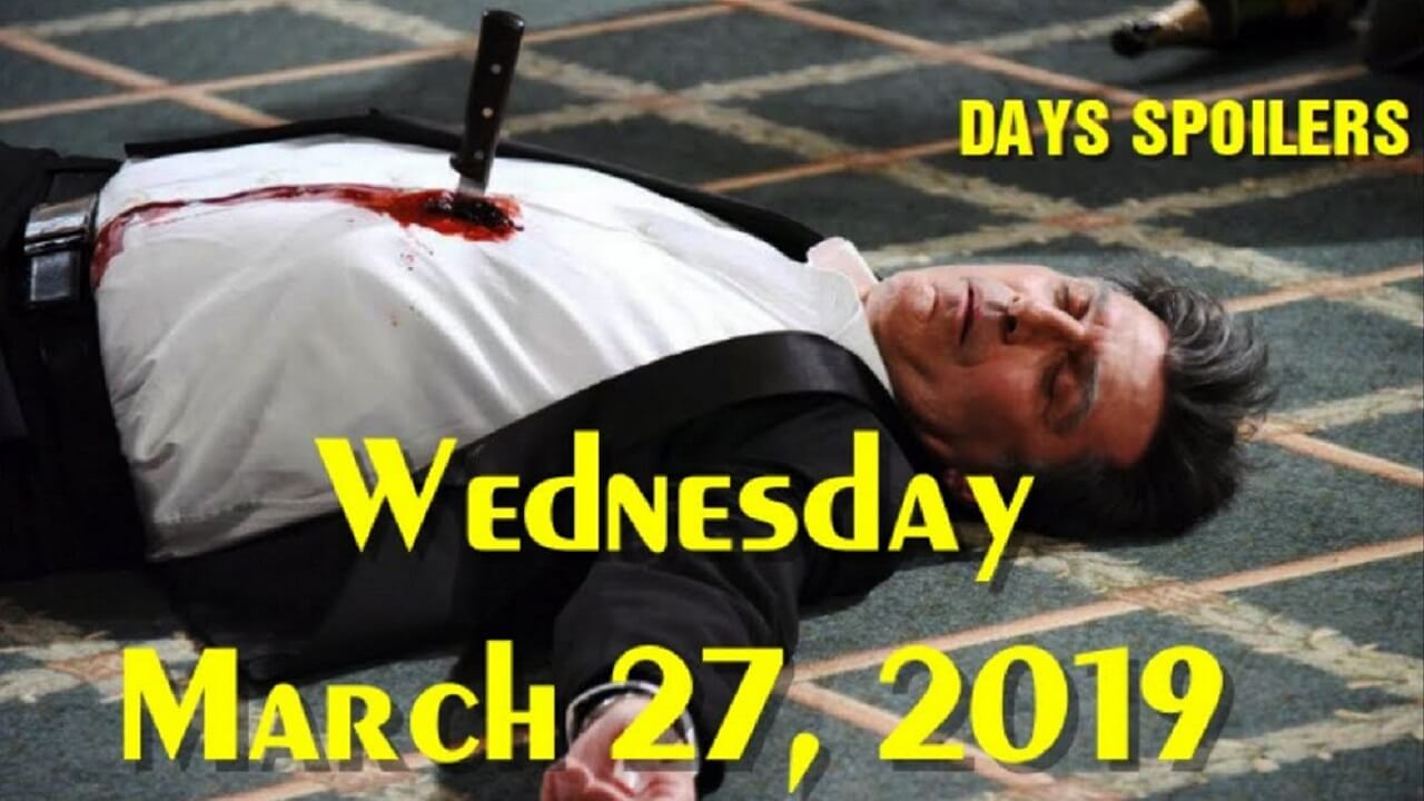 Days of Our Lives Spoilers for Wednesday, March 27