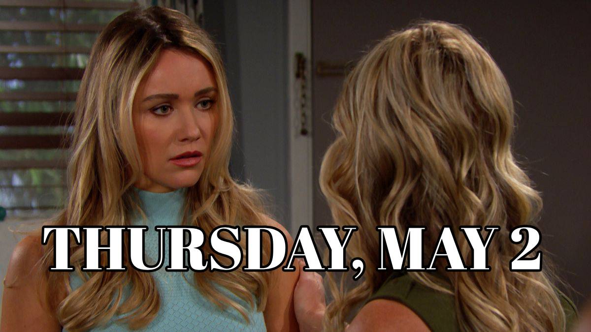 The Bold and the Beautiful Spoilers for Thursday, May 2