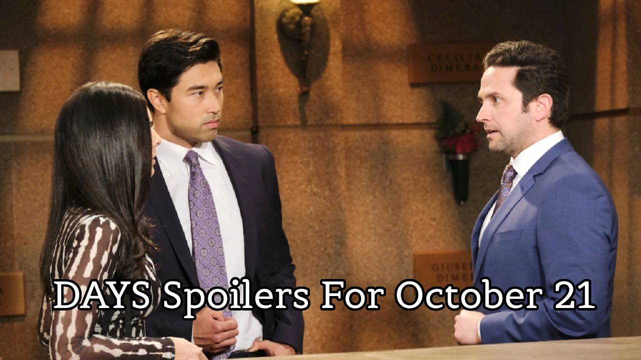 Days of our Lives Spoilers Friday, October 21, DOOL