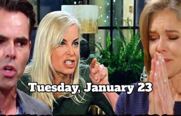 The Young and The Restless Spoilers Tuesday, January 23, 2024