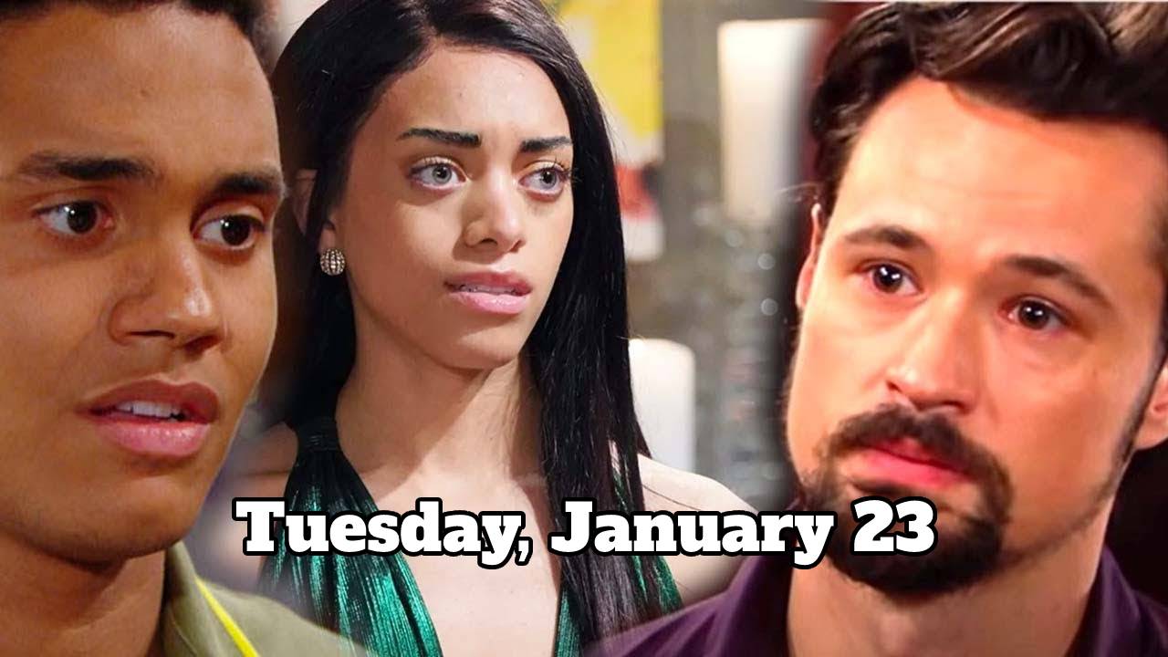 The Bold and The Beautiful Spoilers Tuesday, January 23, 2024