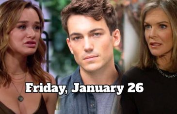 The Young and The Restless Spoilers Friday, January 26, 2024