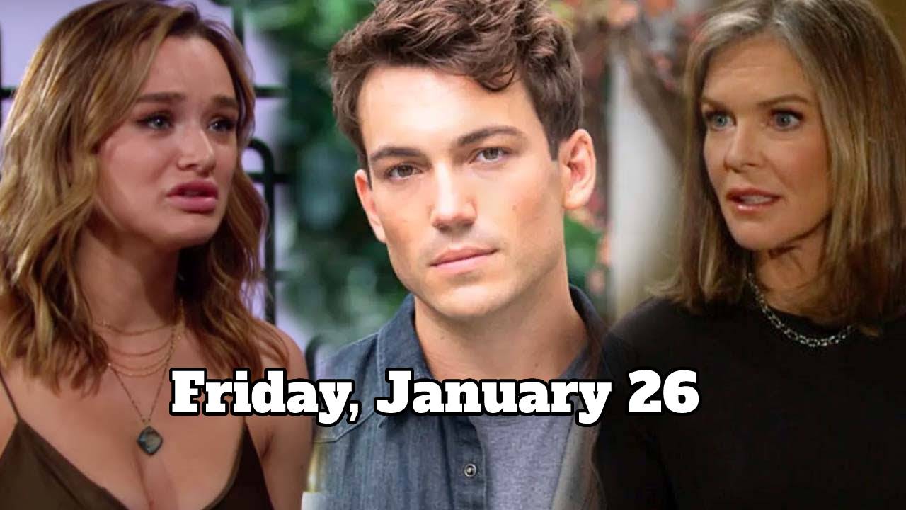 The Young and The Restless Spoilers  Friday, January 26, 2024